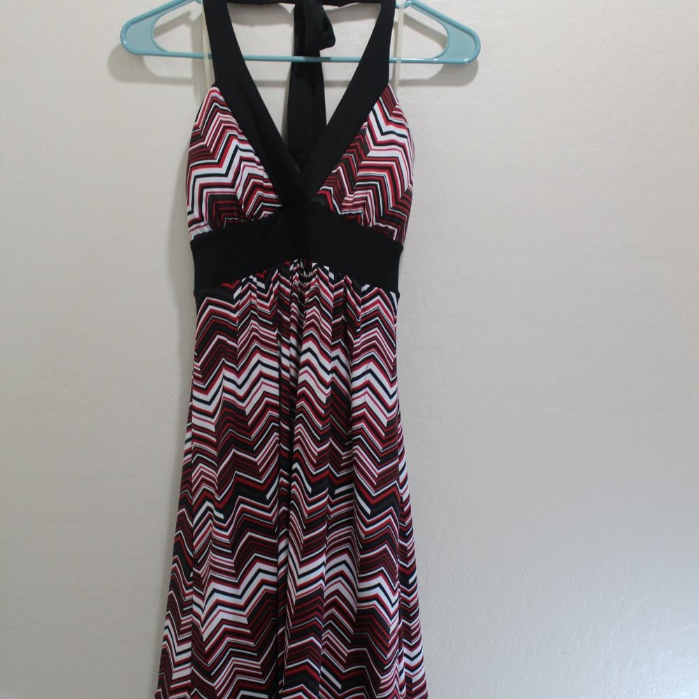 Speechless Black/Red Halter Dress size S Small